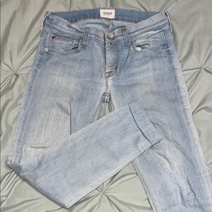 Hudson Jeans Women's Soft Blue Skinny Jeans